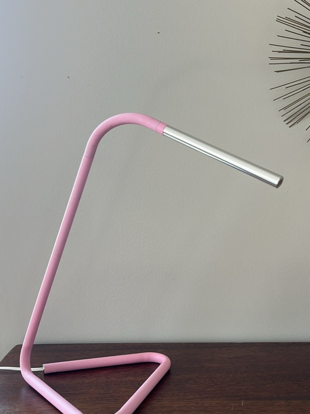 IKEA Harte LED Work Lamp Minamalist Office Home Pink Adjustable USB